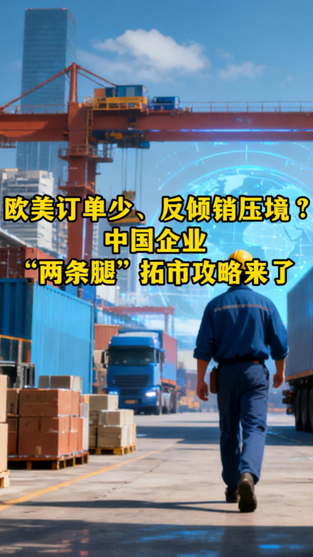 欧美订单少、反倾销压境？中国企业“两条腿”拓市攻略来了
