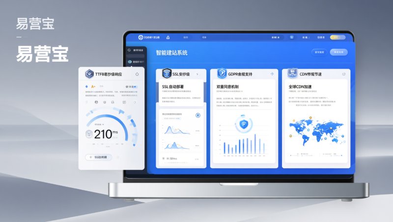 ¿Qué ventajas tiene la construcción inteligente de sitios web? Los 4 indicadores clave que más preocupan a los tomadores de decisiones de comercio exterior: TTFB, despliegue automático de SSL, cumplimiento de GDPR, aceleración de CDN