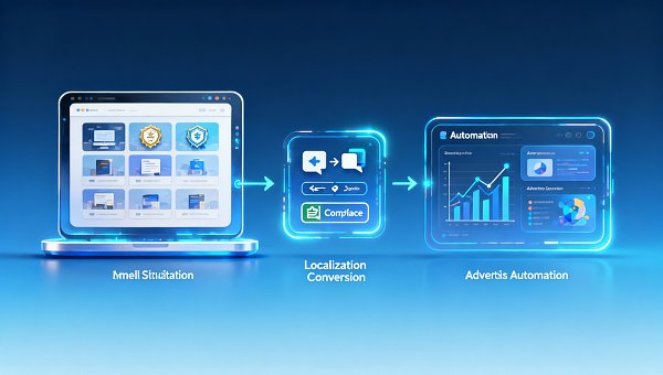 【Manual práctico】Solución de marketing de exportación de Eyingbao en 3 pasos: Creación de sitio web → Localización → Automatización de anuncios