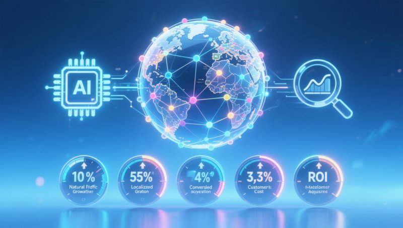 ¿Cómo benefician los sitios web multilingües al comercio exterior? 5 métricas de ROI para orientar las decisiones de adquisición