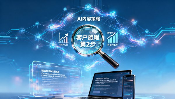 La clave para utilizar la IA para aumentar rápidamente la visibilidad y el reconocimiento de la marca radica en integrar la estrategia de contenido de IA en el segundo paso del viaje del cliente, no en el primero.