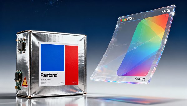 易营宝AI生图技术对工业品渲染效果好，但生成的包装盒图在印刷CMYK色域下出现明显偏色