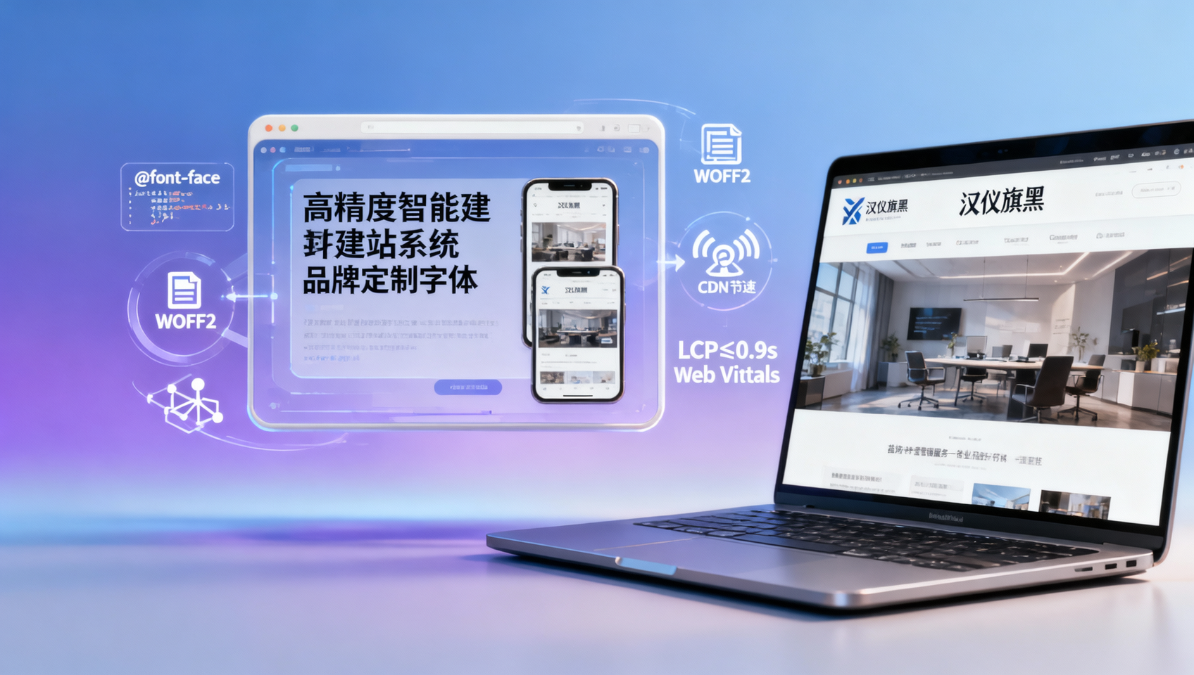 Las plantillas web gratuitas utilizan exclusivamente fuentes «Web Safe», pero las fuentes especificadas en la identidad visual de la marca no se pueden cargar en absoluto.
