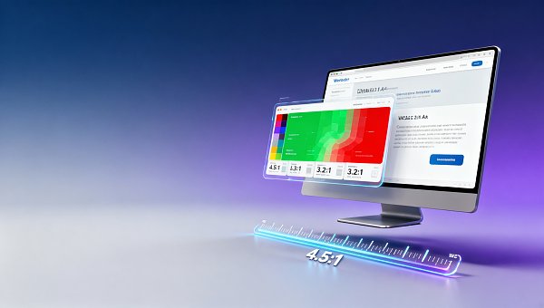 网站设计模板里‘一键换色’功能，可能破坏WCAG 2.1 AA级对比度合规要求