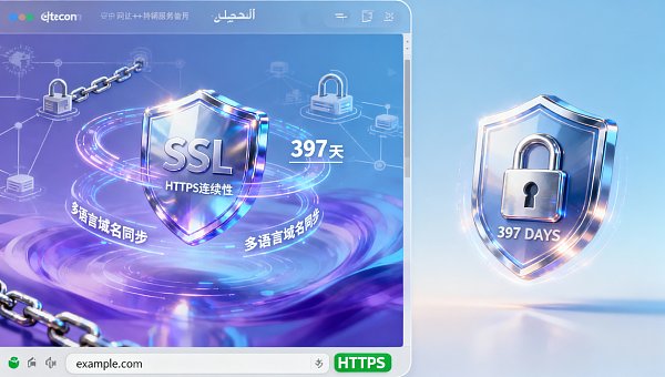 SSL证书有效期设置为2年，但浏览器厂商已逐步缩短最大信任周期——2026年最长仅支持397天