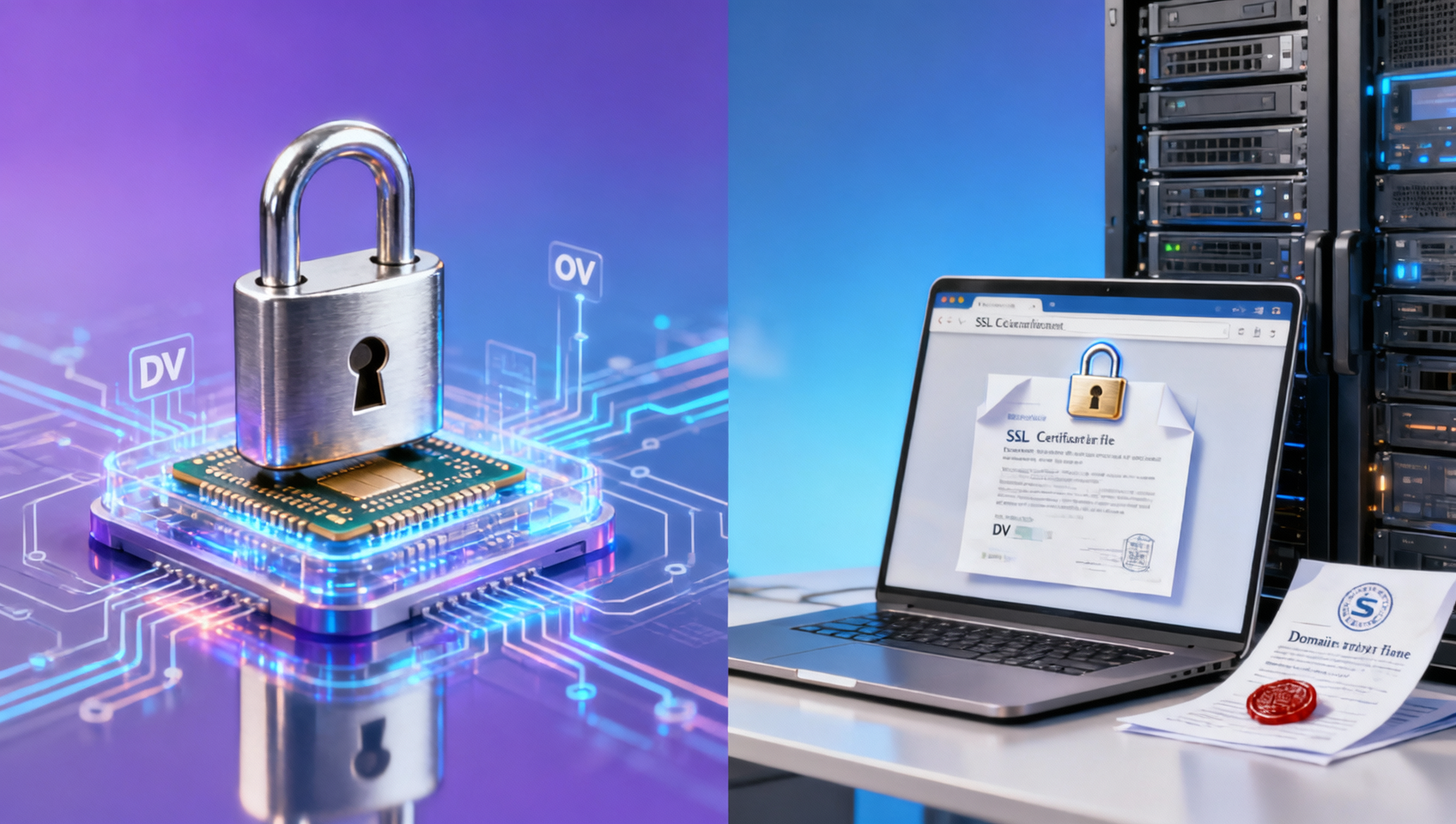 Antes de comprar un certificado SSL, distingue primero entre DV y OV