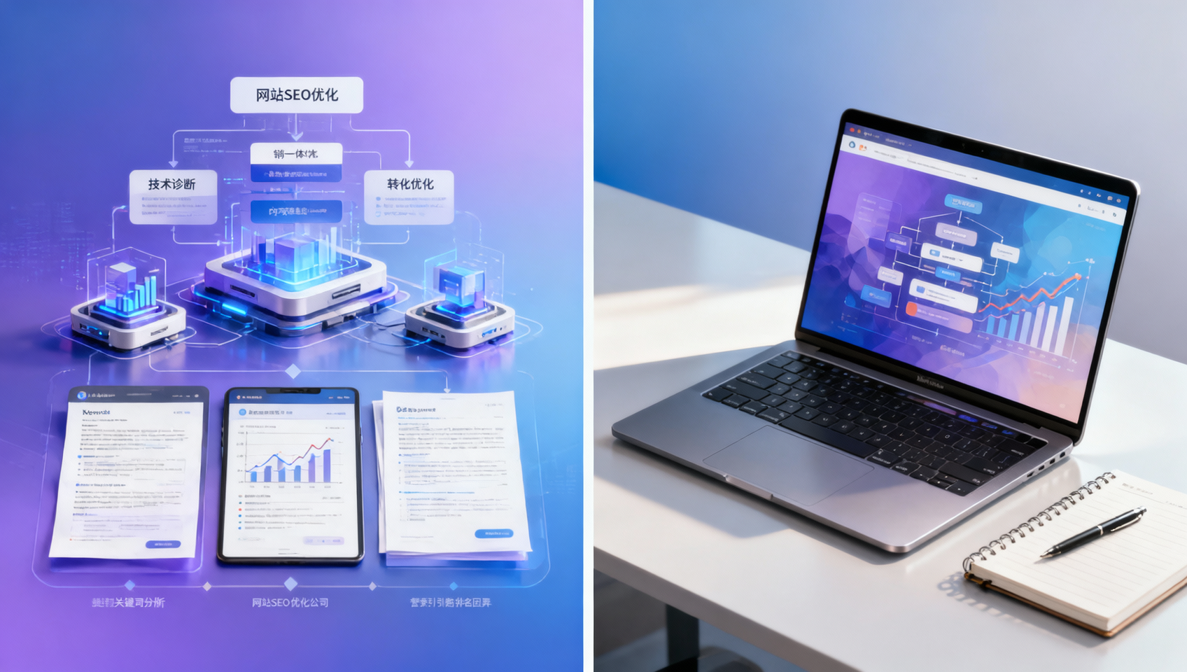¿Cuánta diferencia hay en el contenido incluido en los servicios de optimización para motores de búsqueda?