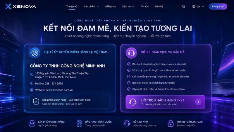 Nueva normativa en Vietnam: los sitios web de productos electrónicos deben publicar información sobre sus representantes locales y el servicio posventa en vietnamita