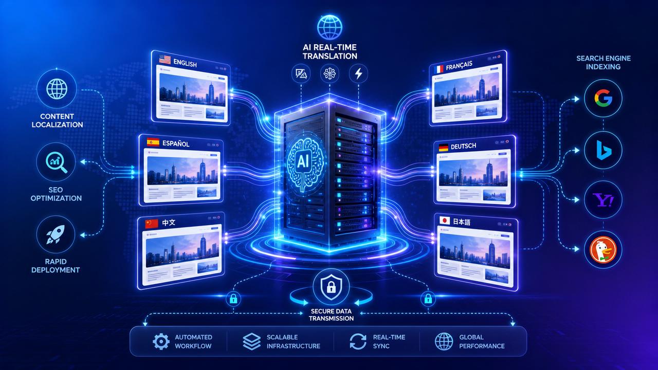 ¿La traducción en tiempo real con IA es adecuada para sitios web multilingües?