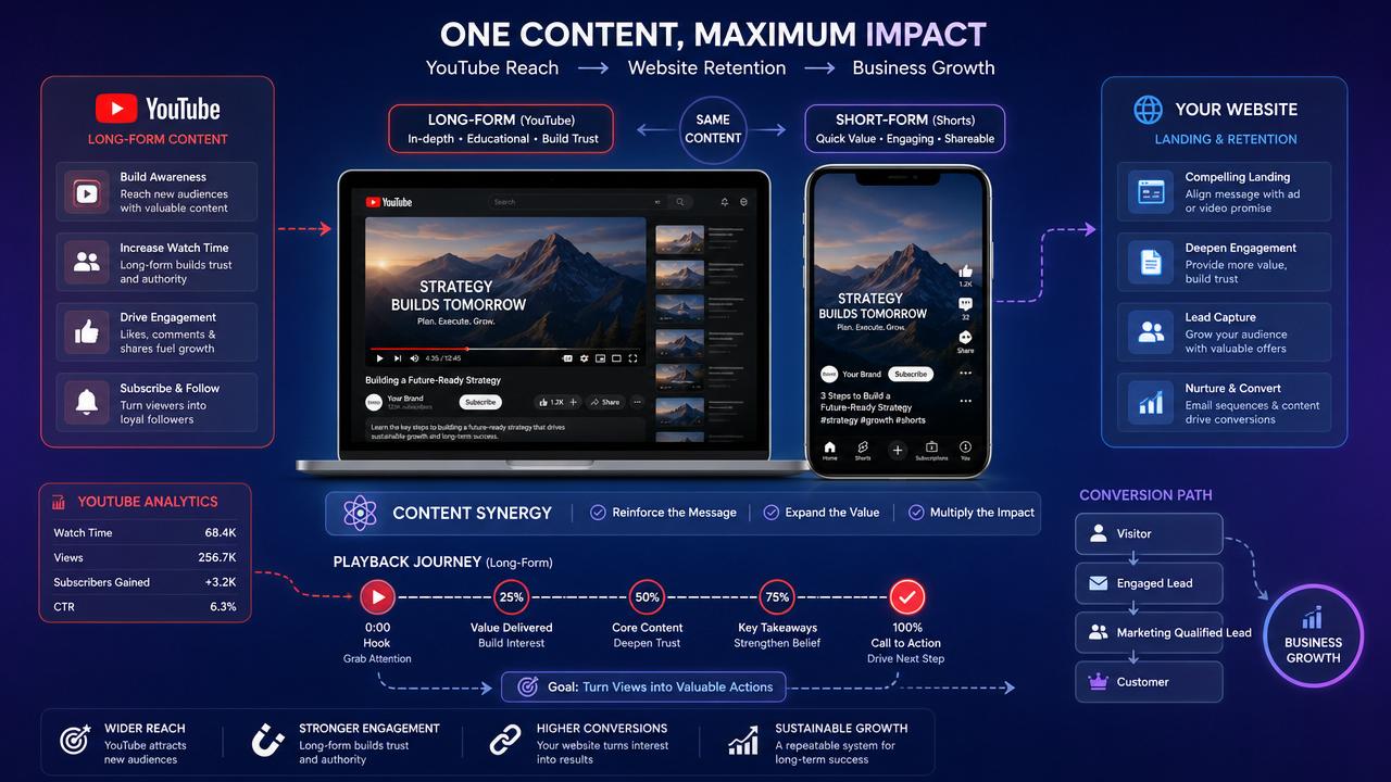 Para el marketing de videos en YouTube, ¿son más adecuados los videos largos o los videos cortos?