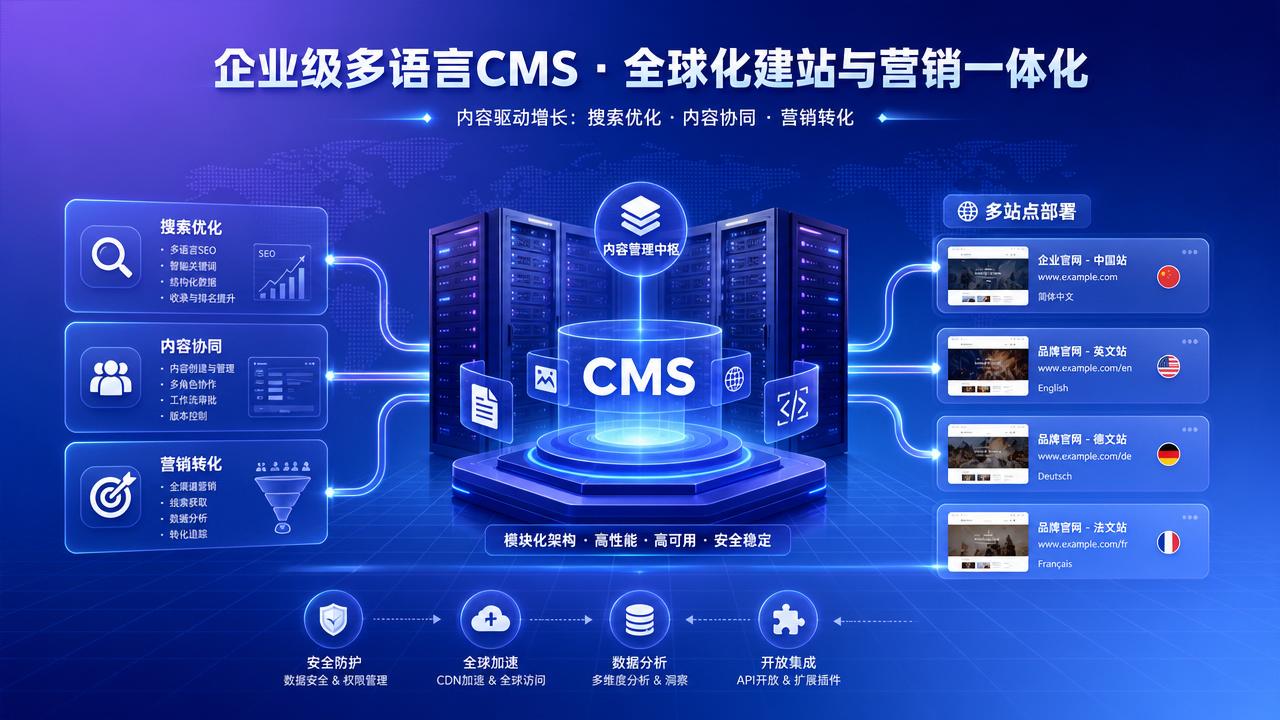 Cómo comparar un CMS multilingüe empresarial