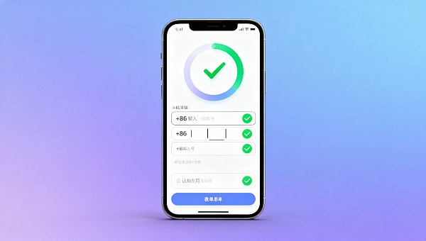 移动端表单优化核心逻辑：3秒内降低跳出率的4个设计原则