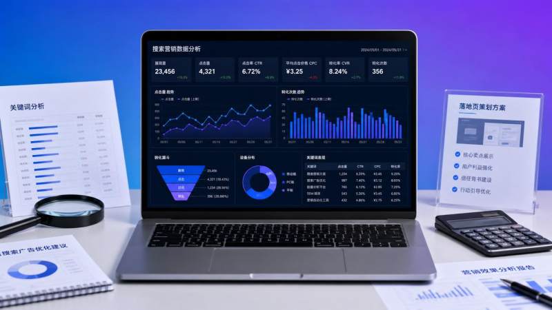 ¿Qué indicadores deben considerarse en la optimización de cuentas SEM? CTR, CPC y lógica de decisión de la tasa de conversión