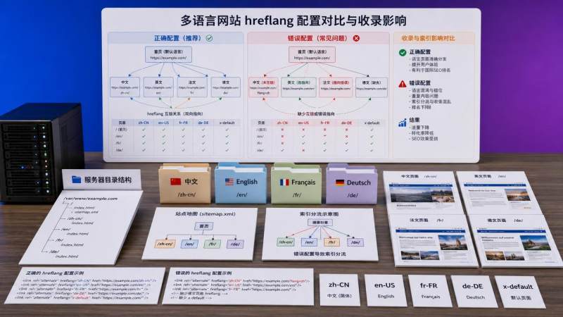 ¿Qué problemas puede causar una configuración incorrecta de hreflang? Análisis de indexación confusa y distribución del ranking por regiones