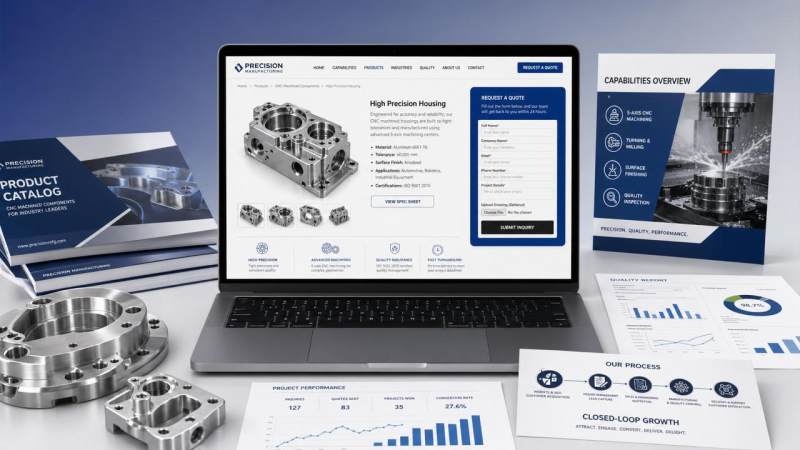 ¿Cómo construir un sistema de captación de clientes para la exportación de la industria manufacturera? La estrategia combinada de sitio web oficial, SEO y gestión de consultas.