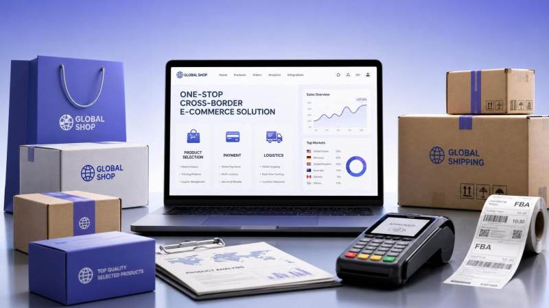 ¿Cómo crear una tienda B2C跨境商城? Análisis de los módulos clave, desde la selección de productos hasta la logística de pagos