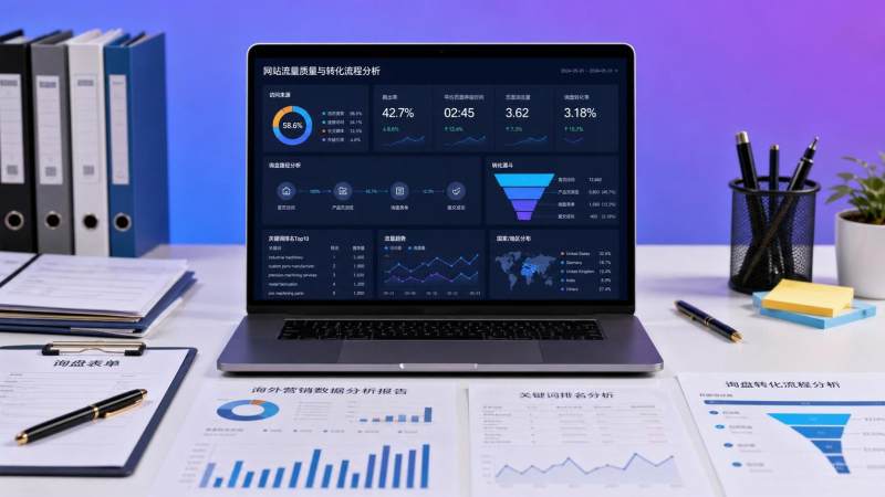 ¿Qué hacer cuando las consultas de un sitio web de comercio exterior son pocas? Analizando paso a paso desde la calidad del tráfico hasta el proceso de conversión