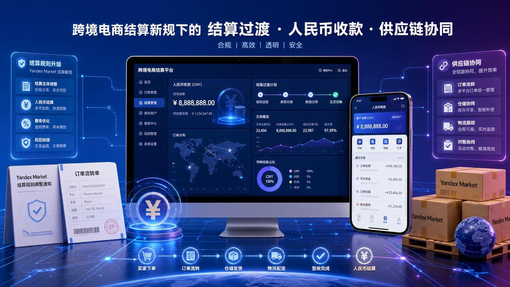 Yandex Market habilita la liquidación en renminbi y desactiva la cuenta en rublos