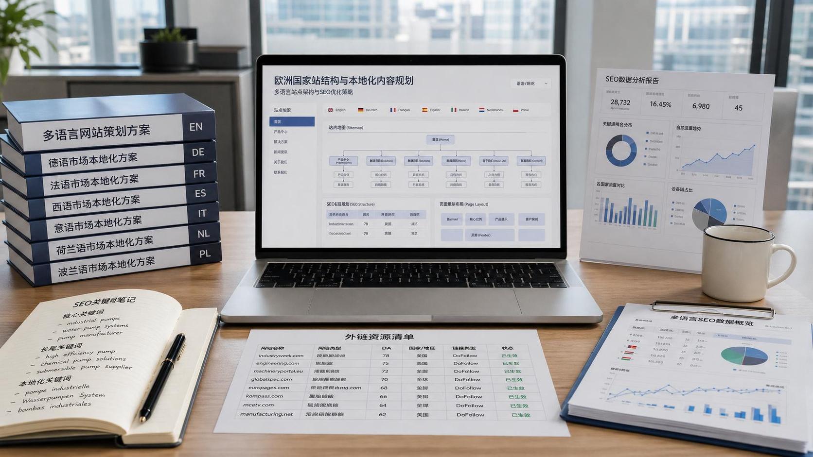 Cómo realizar una implementación localizada del SEO para comercio exterior en Europa？Análisis de estrategias de sitios por país、multilingüismo y enlaces externos