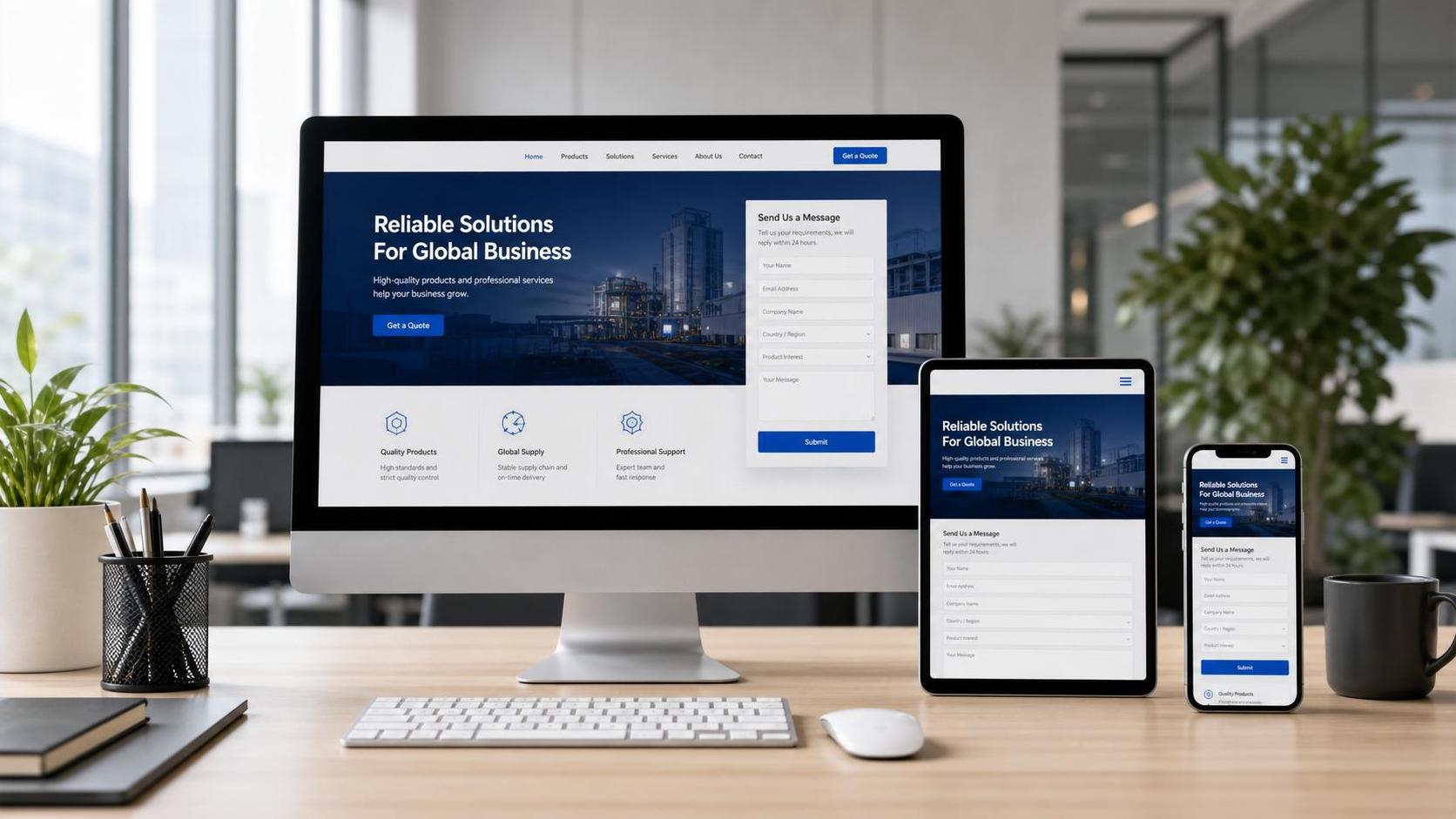 ¿Es necesario el diseño responsive en la creación de sitios web B2B de comercio exterior?Análisis del impacto de la experiencia en diferentes dispositivos sobre la tasa de consultas ¿Es necesario el diseño responsive en la creación de sitios web B2B de comercio exterior?Análisis del impacto de la experiencia en diferentes dispositivos sobre la tasa de consultas