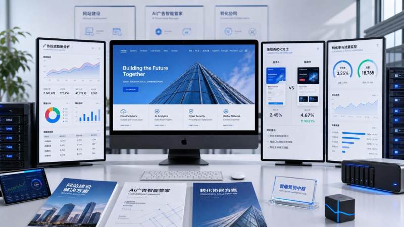¿Cómo es el rendimiento del gestor inteligente de anuncios AI de la herramienta de creación de sitios web? ¿Para qué escenarios de publicación es adecuado?