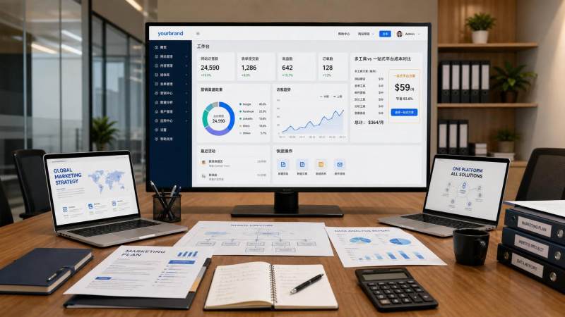 ¿Merece la pena elegir plataformas de marketing integrales? Comparación de costes con soluciones combinadas de múltiples herramientas.