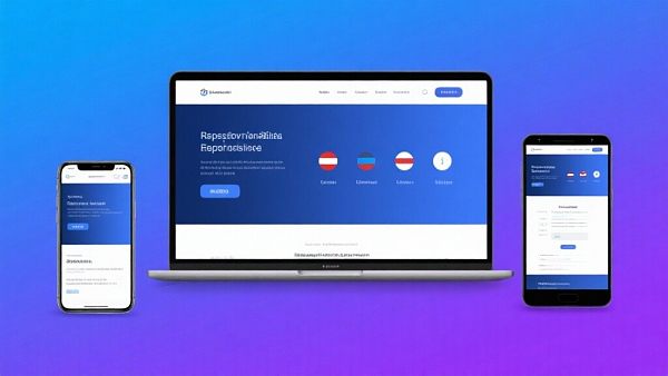 Wie nutzt Guangdongs Außenhandelswebdesign responsives Design für globale Kunden?
