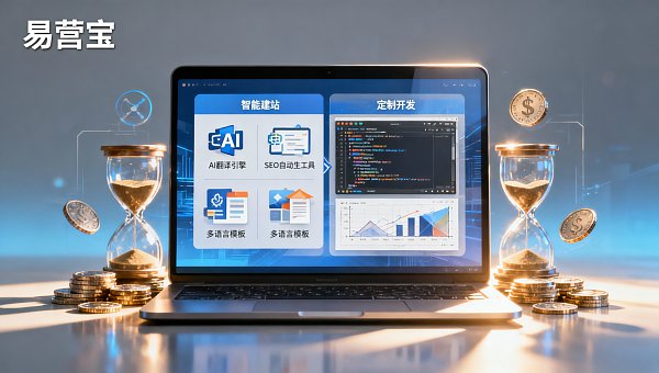 Sollten Unternehmen im Außenhandel eine intelligente Website erstellen oder auf individuelle Entwicklung setzen? Kosten, Zeitrahmen und SEO-Effektivität im Vergleich