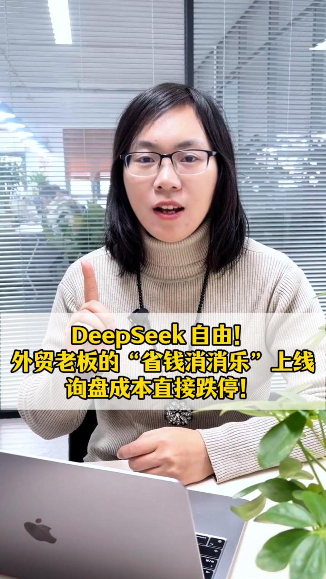 DeepSeek Freiheit! Die „Geldspar-Freude“ für Exportunternehmer ist online, die Anfragekosten sind direkt eingebrochen!