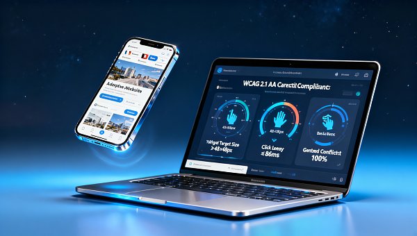 自适应建站哪家好?重点看移动端交互反馈——触控目标尺寸、点击延迟、手势冲突等WCAG 2.1 AA级达标实测 自适应建站哪家好?重点看移动端交互反馈——触控目标尺寸、点击延迟、手势冲突等WCAG 2.1 AA级达标实测