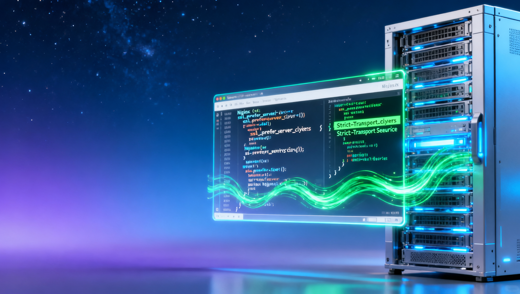 Der Antragsprozess für das SSL-Zertifikat ist abgeschlossen, aber in der Nginx-Konfiguration fehlt eine Zeile, sodass HTTPS immer noch nicht funktioniert.