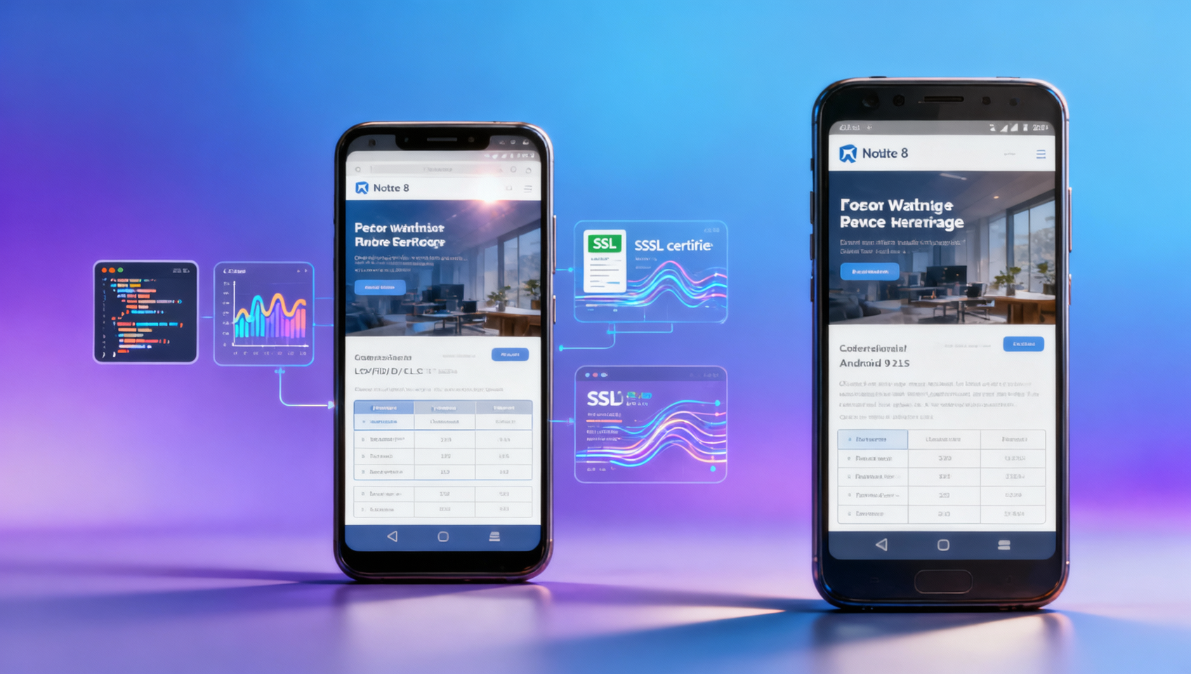 Was in den Website-Design-Beispielen nicht erwähnt wird: Auf einfachen Android-Geräten werden diese Glanzeffekte zu einem weißen Bildschirm