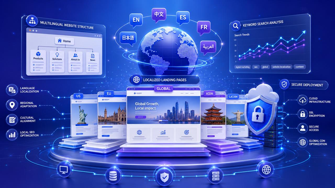 Wie mehrsprachige digitale Marketing-Websites lokalisierte Inhalte umsetzen