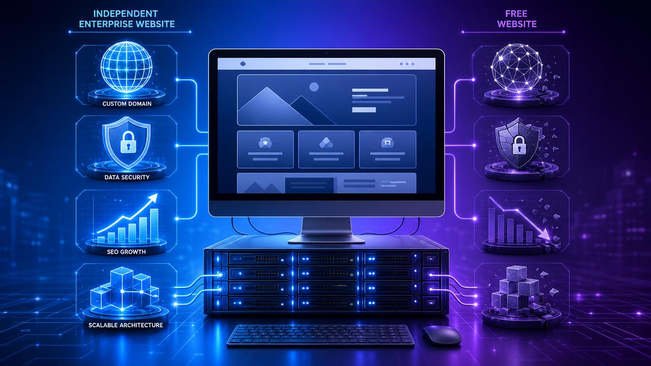 Eignet sich eine kostenlose Website für eine Unternehmenswebsite