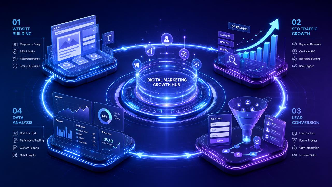 Welche Kernmodule umfasst der Leistungsumfang einer All-in-One-Marketingplattform in der Regel