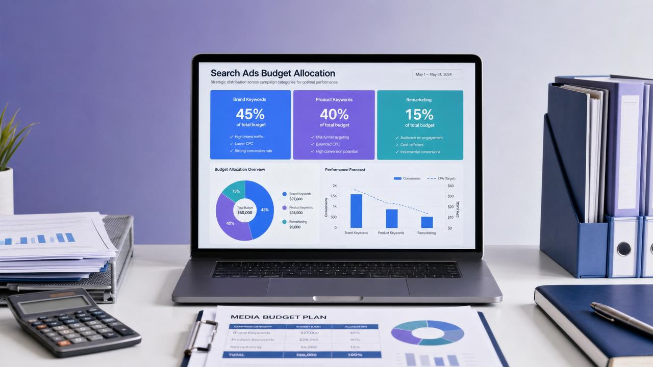 Wie wird das PPC-Budget verteilt? Die Kostenlogik von Marken-Keywords, Produkt-Keywords und Remarketing