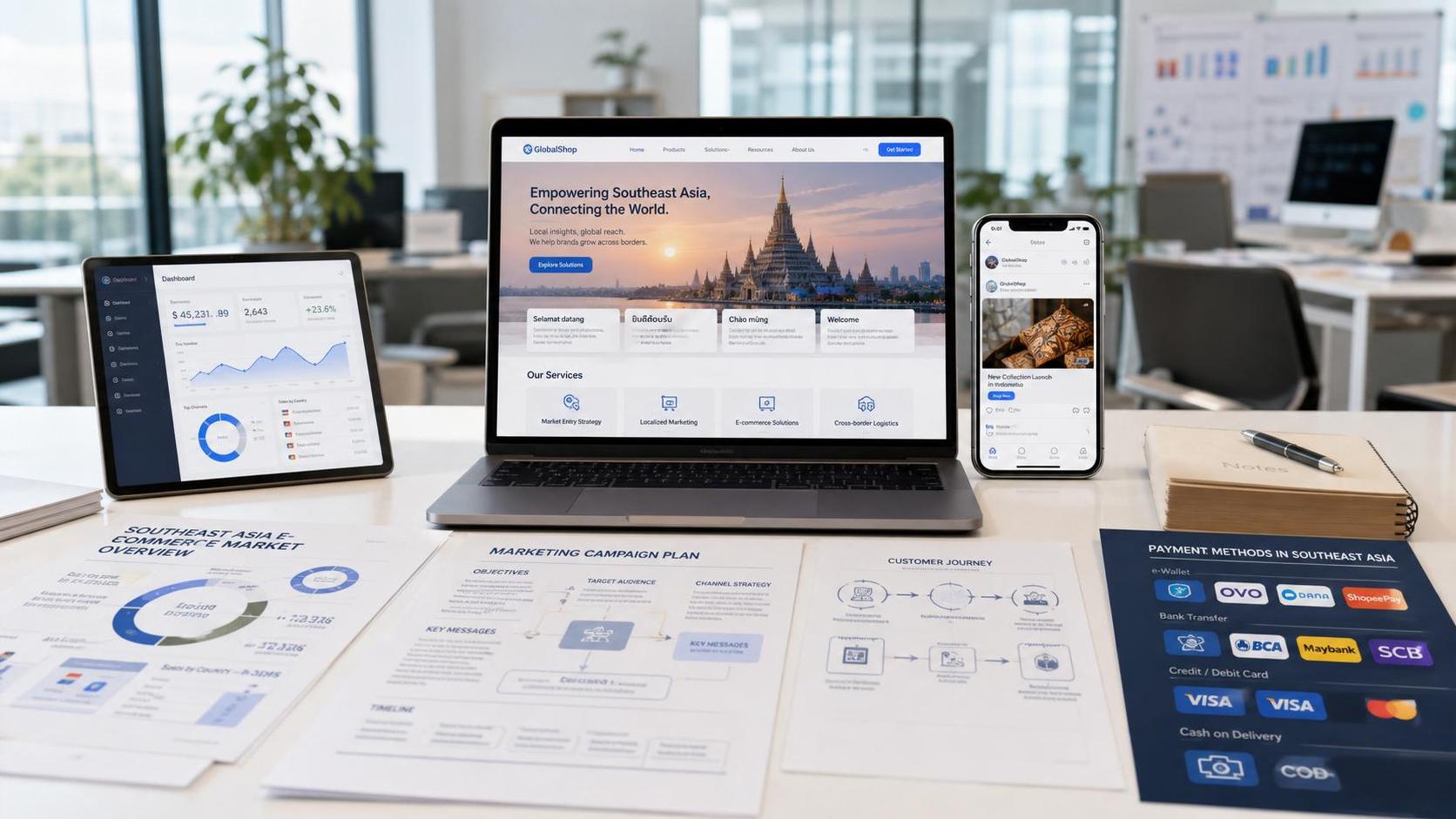 Wie lassen sich Marketingservices für die internationale Markenexpansion im südostasiatischen Markt umsetzen? Analyse der Kanalauswahl und lokalisierter Strategien