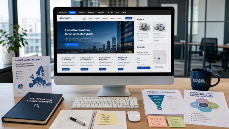 Wie wird Website-Übersetzung für den europäischen Markt lokalisiert？ Analyse von Sprache、Suchgewohnheiten und Conversion-Details