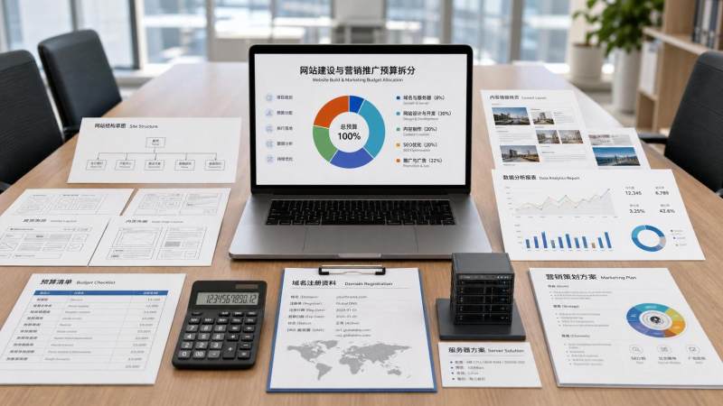 Wie viel kostet der Aufbau einer unabhängigen Website für den internationalen Handel tatsächlich? Aufschlüsselung der Budgets für Domainnamen, Design, Inhalte und Werbung.