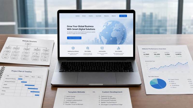 Was ist der Unterschied zwischen einem Template-Website-System und einer individuellen Entwicklung? Welche Unternehmen eignen sich eher für eine Template-Website?