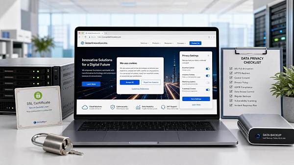 Wie bewertet man die Sicherheit einer SaaS-Website? SSL-Zertifikate, GDPR-Konformität und eine Checkliste zur Überprüfung des Datenschutzes