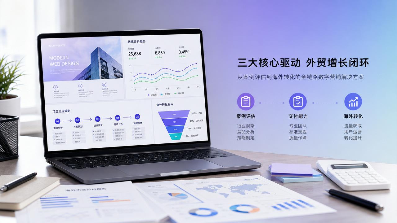 深圳外贸网站建设服务怎么选，更看重案例还是交付能力