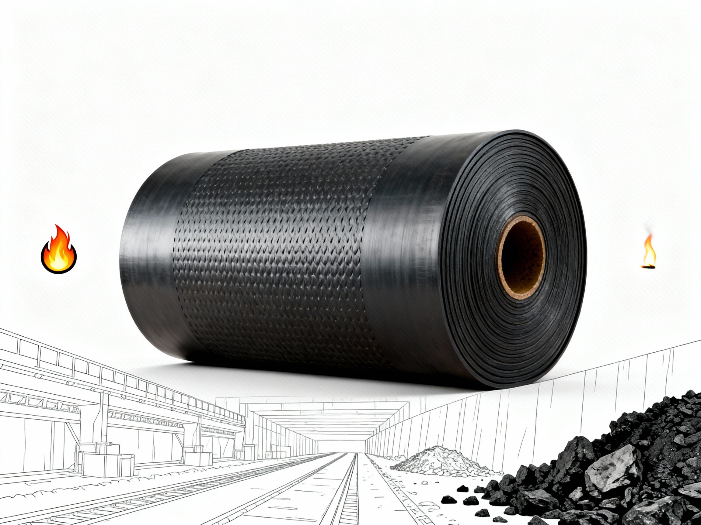 整芯阻燃输送带：为生产安全保驾护航