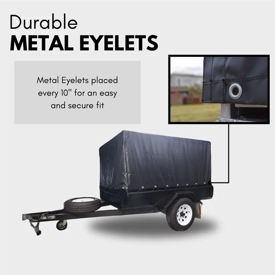 PVC黑色厢式拖车罩