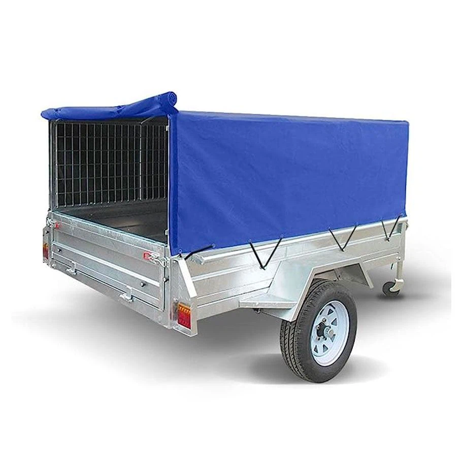 PVC黑色厢式拖车罩