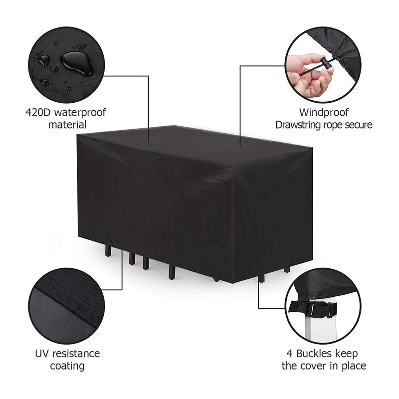 600D牛津布户外防水家具罩