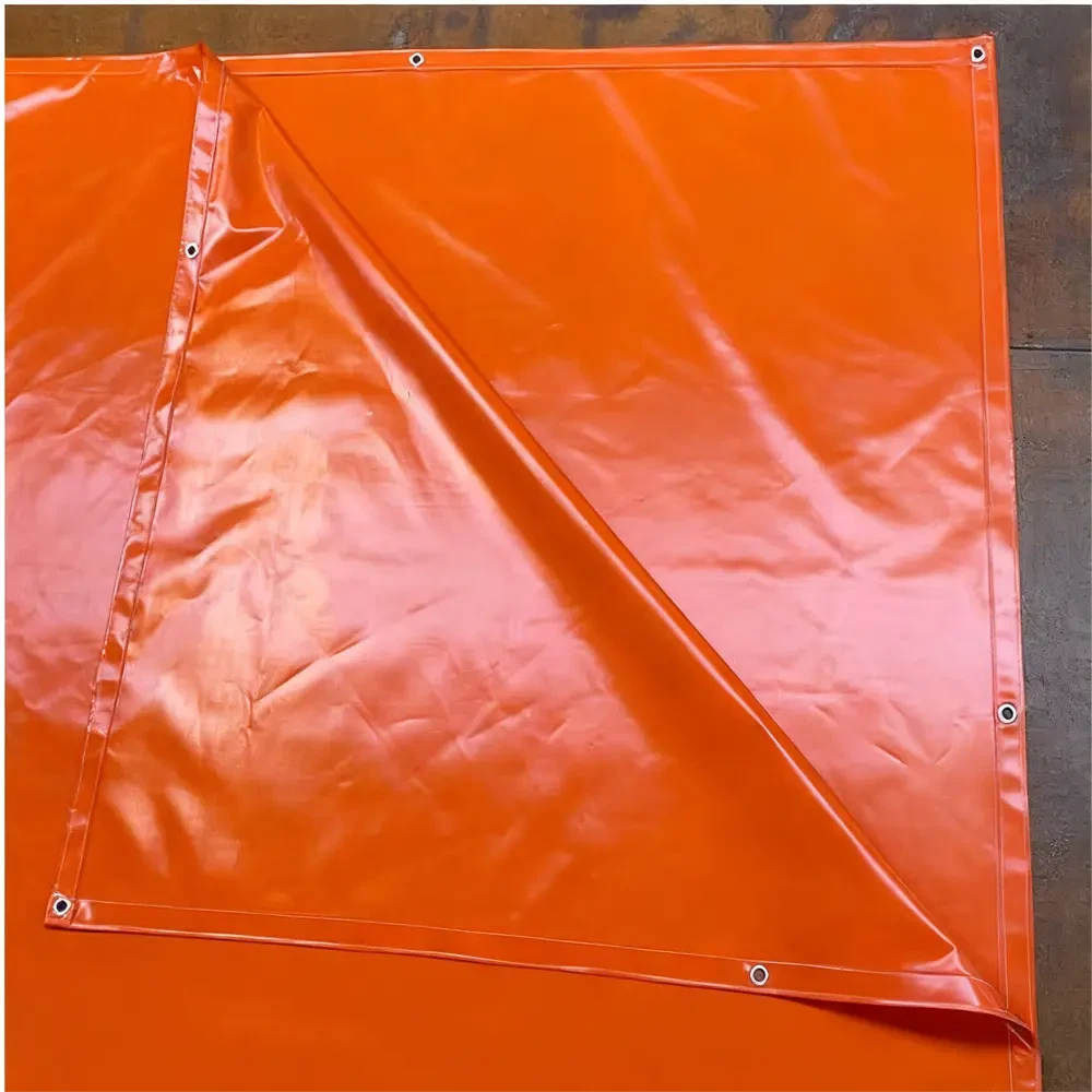 PVC 橙色阻燃超防水盖布