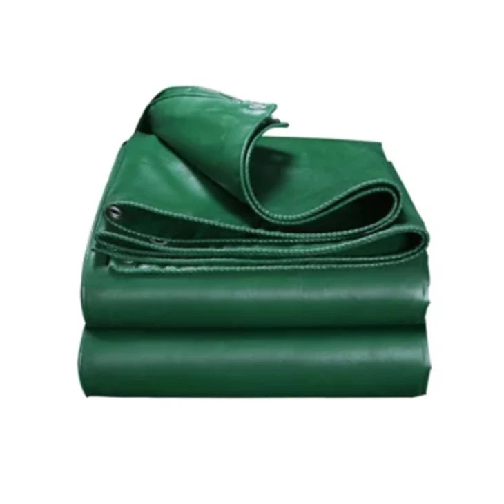 绿色加厚PVC防水盖布