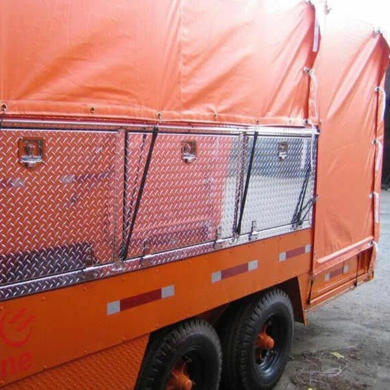 厢式帆布防水拖车罩