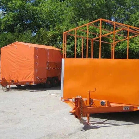 厢式帆布防水拖车罩